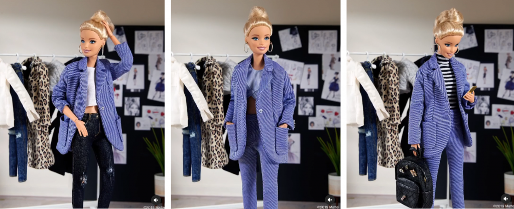 In the office and sharing this blazer, three ways. Which is your fave? - barbiestyle on Instagram Mattel 2019
